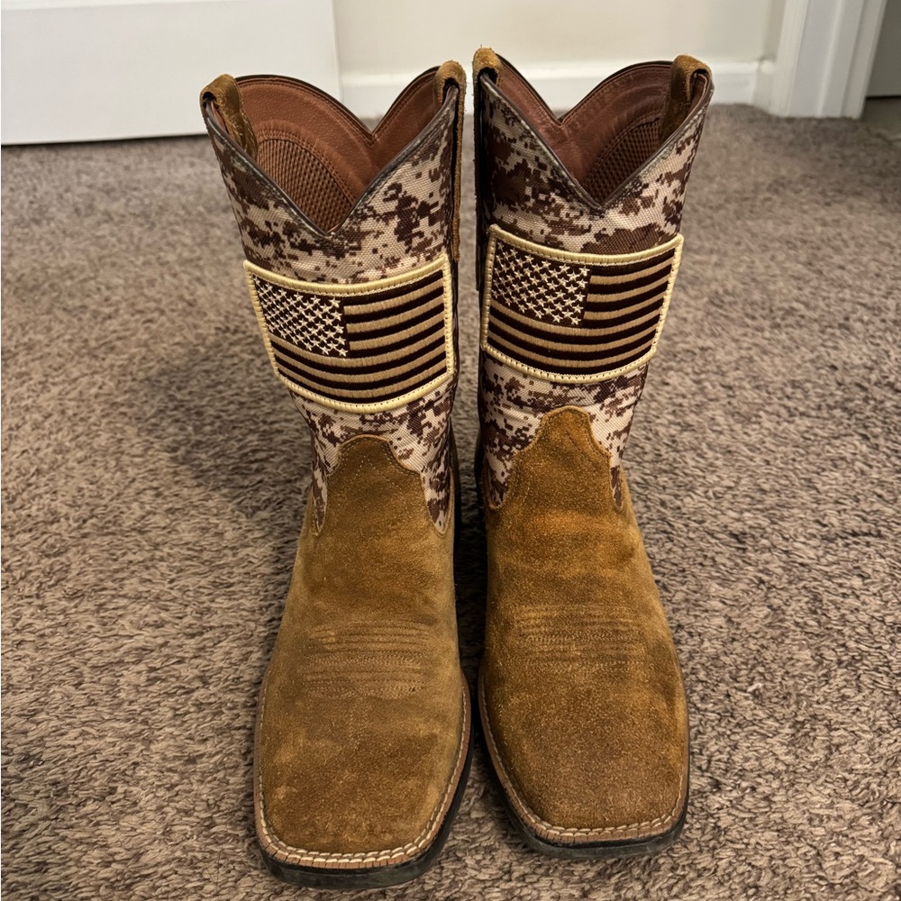 Brown Camo Men's Western Boots